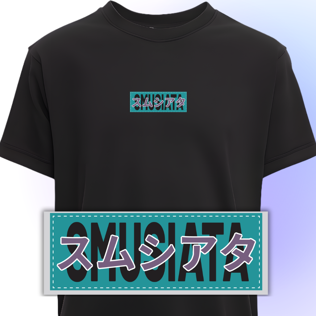 Tričko Smusiata MANGA Čierne