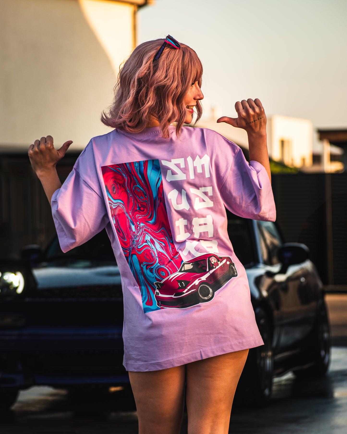 Tričko Smusiata PSYCHO PURPLE